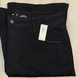 Black Old Navy jeans, High Rise Flair size 14 Tall